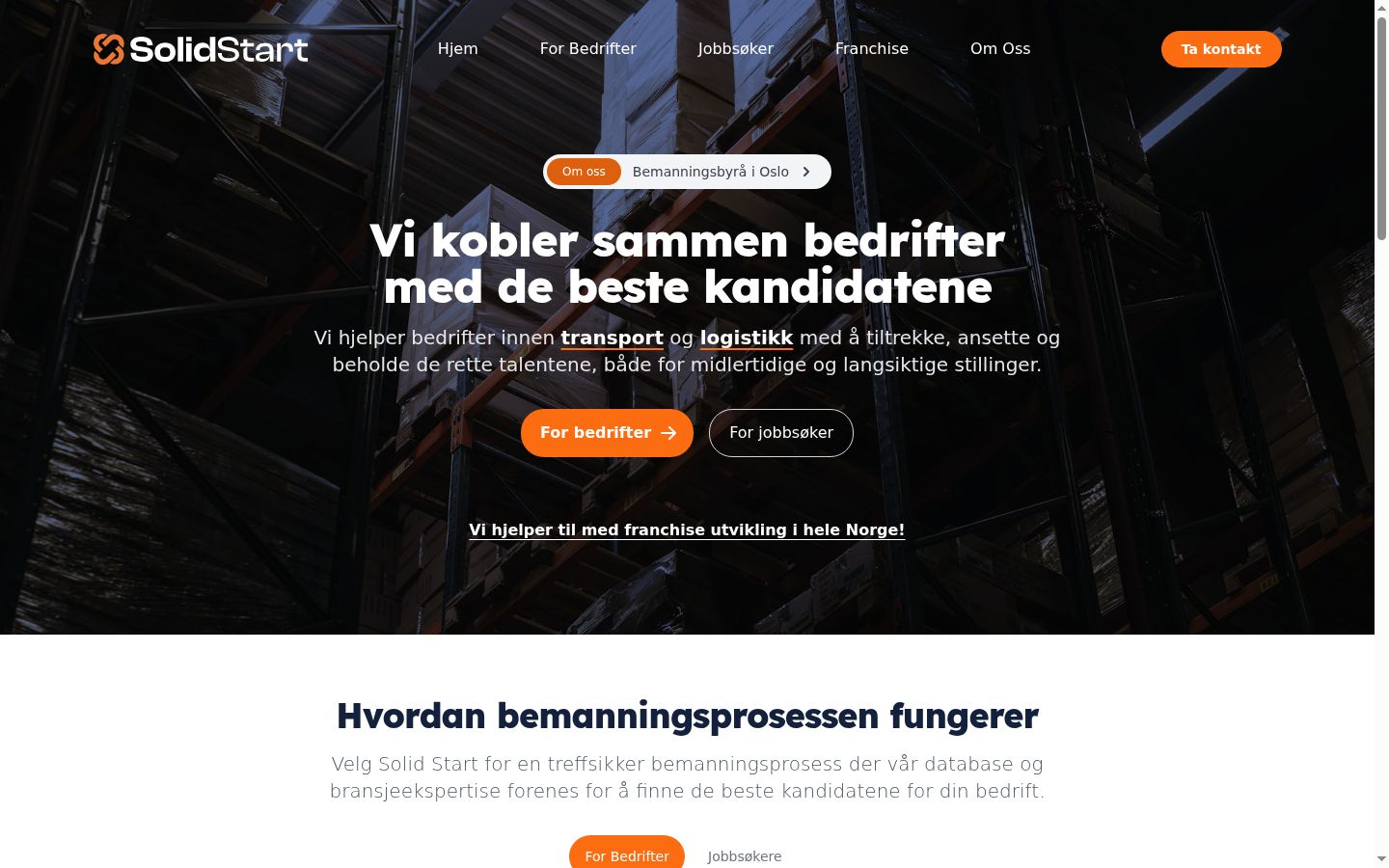 Skjermbilde av samtykkebanneret slik det vises før noen interaksjon