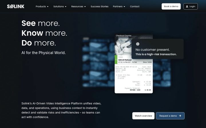 Screenshot of solink.com