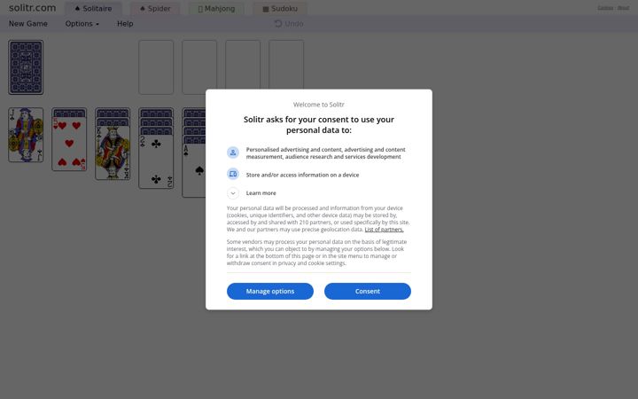 Screenshot of solitr.com