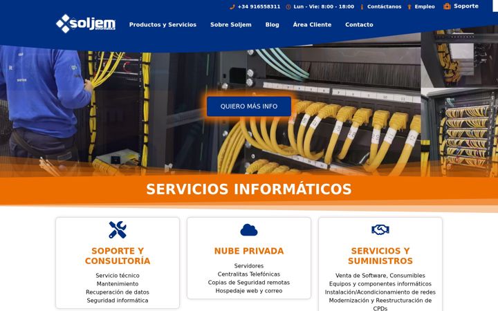 Screenshot of soljem.com