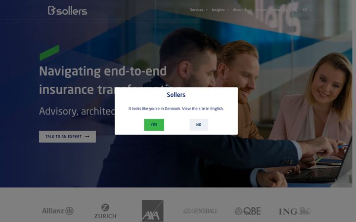 Screenshot of sollers.com