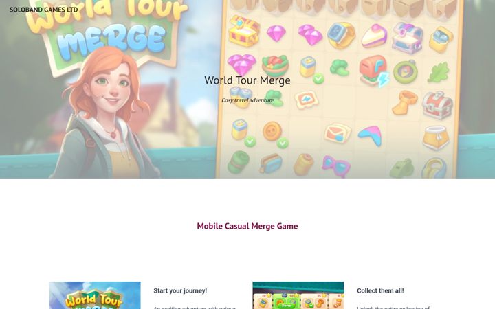Screenshot of solobandgames.com