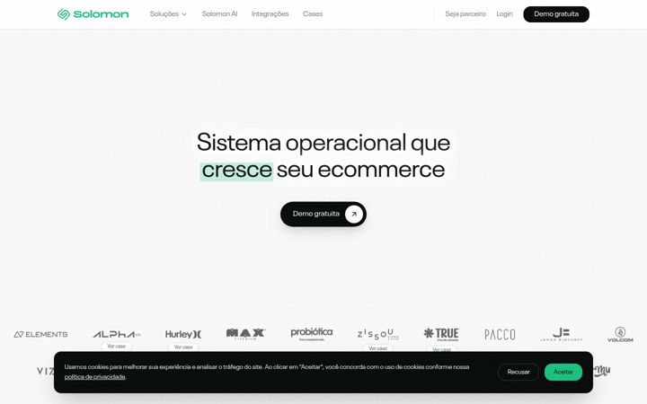 Screenshot of solomon.com.br