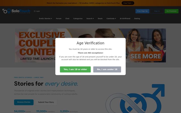 Skærmbillede af solotouch.com