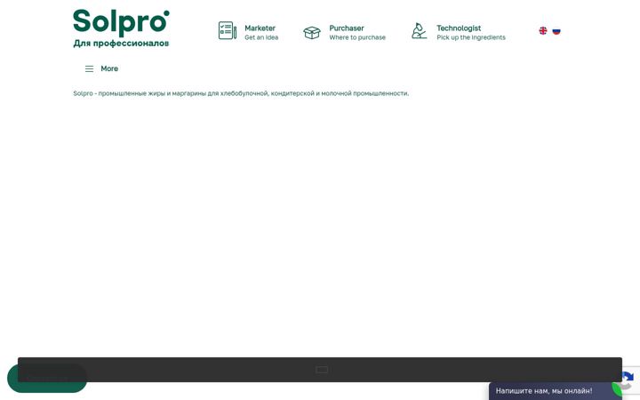 Screenshot of solpro.ru
