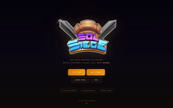 Screenshot of solsiege.com