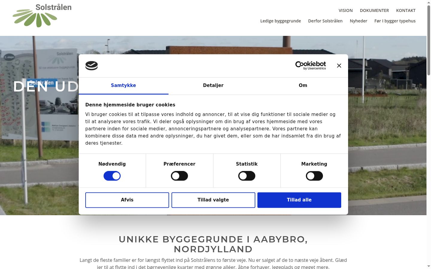 Sutikimo reklamjuostės, rodytos prieš bet kokią sąveiką, ekrano kopija