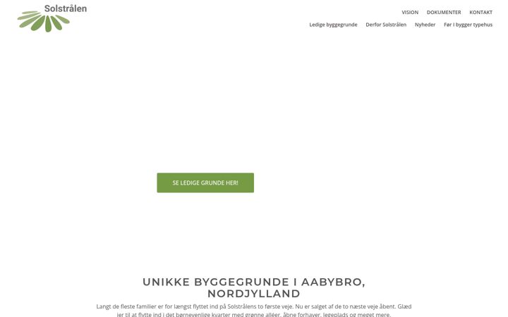 Screenshot of solstraalenaabybro.dk