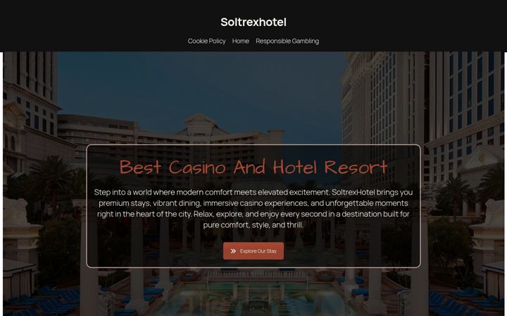 Snimka zaslona za soltrexhotel.com