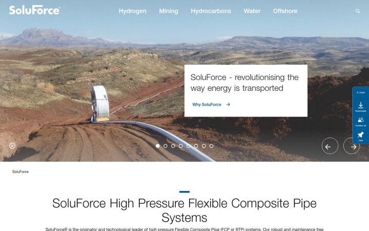 Screenshot of soluforce.com