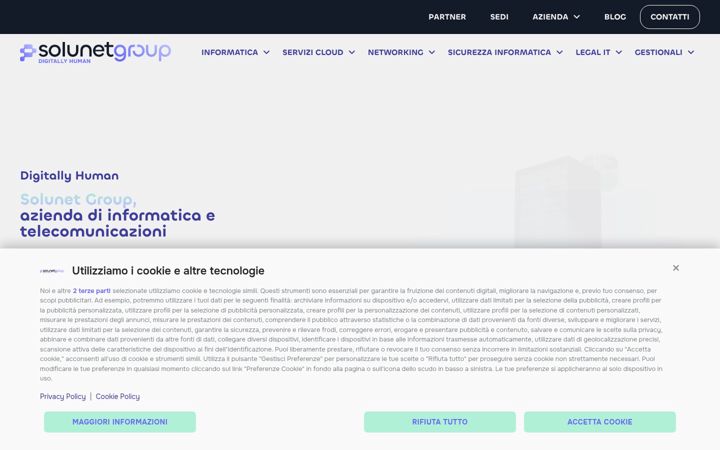 Screenshot of solunet.it