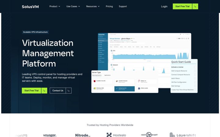 Screenshot of solus.io
