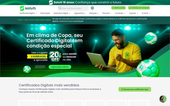 Zrzut ekranu soluti.com.br
