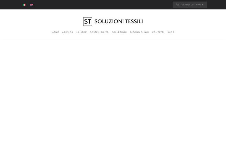 Kuvakaappaus sivustosta soluzionitessili.com