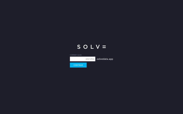 Screenshot of solvedata.app