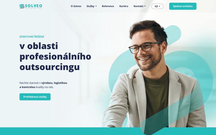 Екранна снимка на solveo-solutions.com