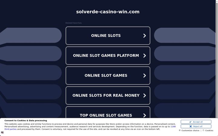 Képernyőkép: solverde-casino-win.com