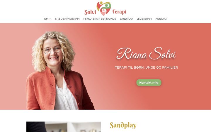 Screenshot of solviterapi.dk