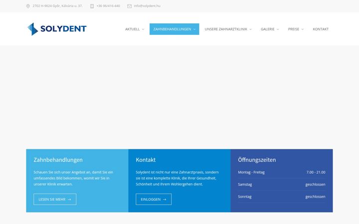 Screenshot van solydent.at