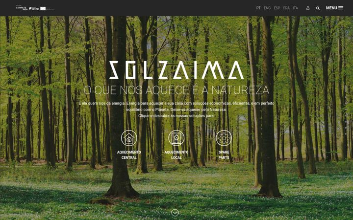 Screenshot of solzaima.pt