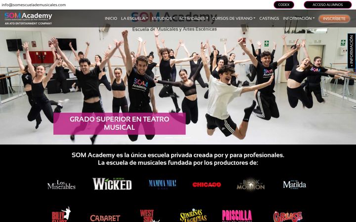 Screenshot von somescuelademusicales.com