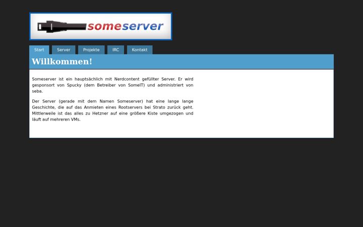 Screenshot of someserver.de
