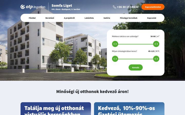 Screenshot of somfa-liget.hu