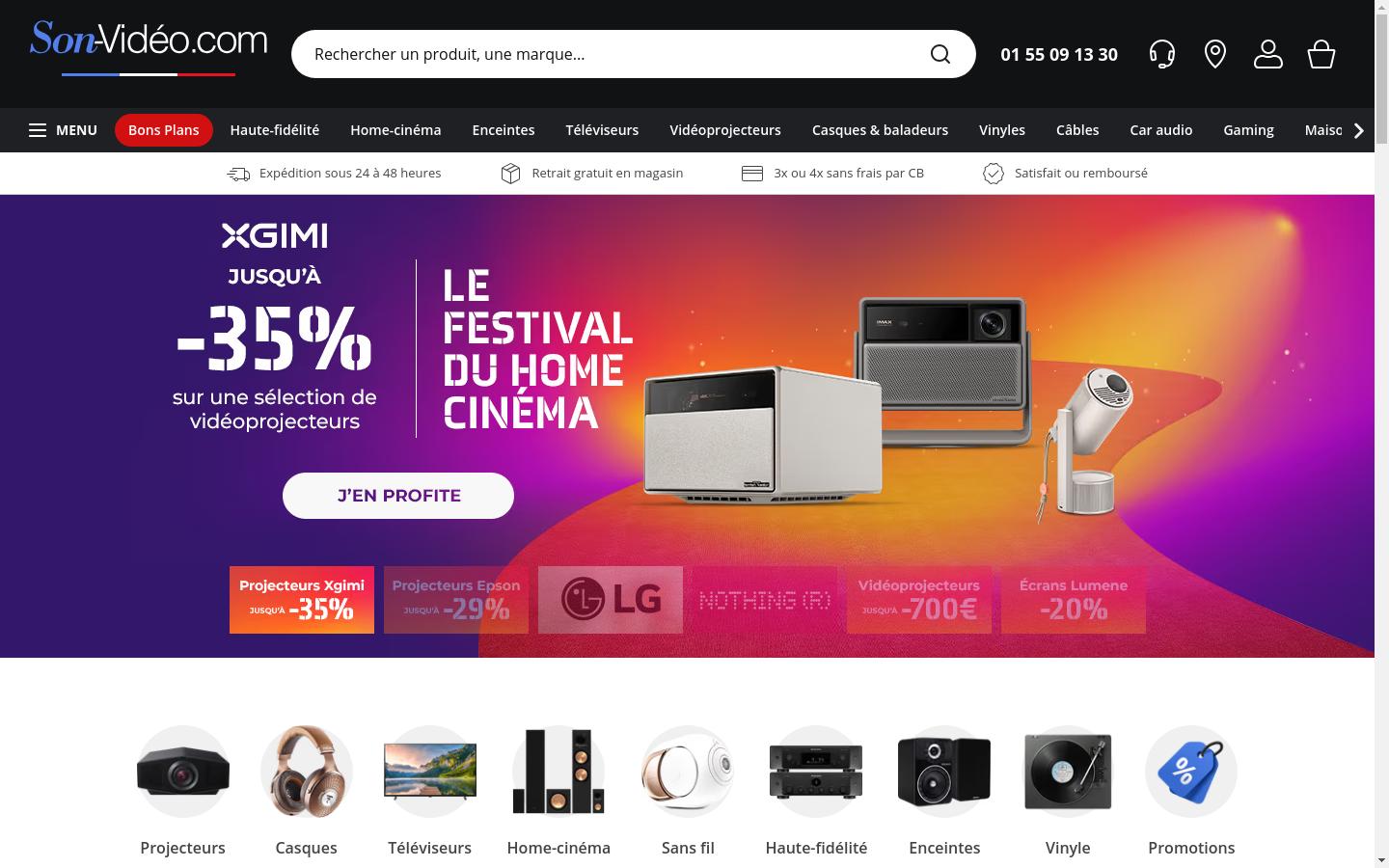 Screenshot of son-video.com