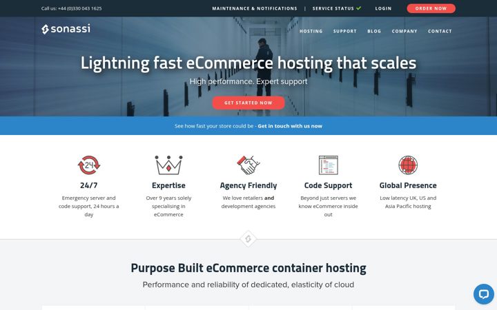 Screenshot of sonassihosting.com
