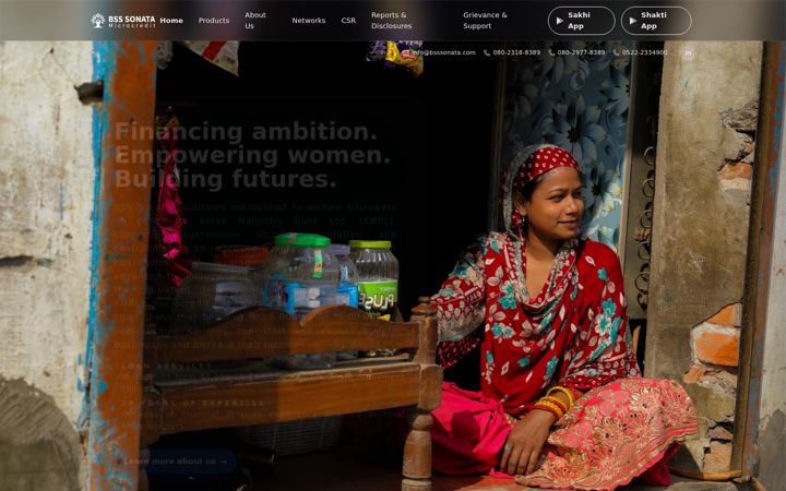 Screenshot of sonataindia.com
