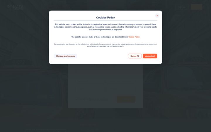 Screenshot di sonataplatform.com