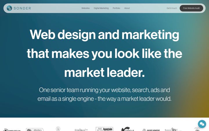 Screenshot of sonderdigital.co.uk