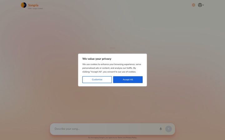 Ekrano kopija songria.com