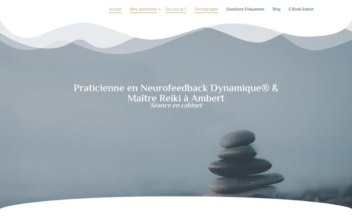 Screenshot of soniaborie.fr