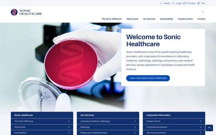 sonichealthcare.com