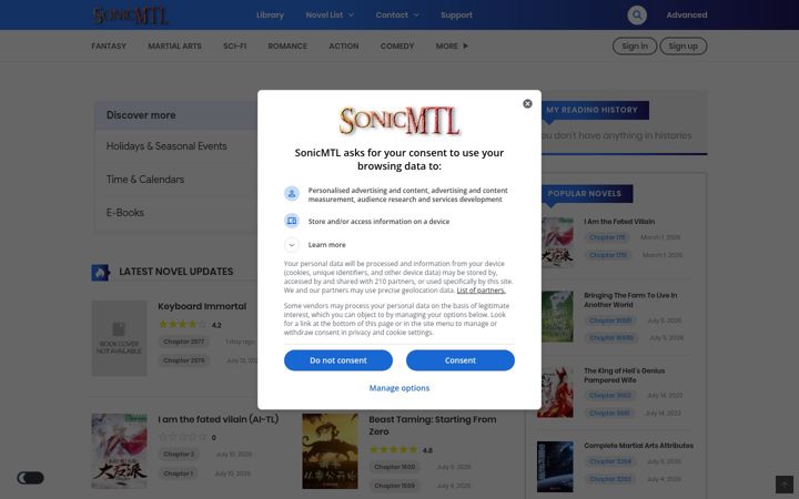 Screenshot of sonicmtl.com