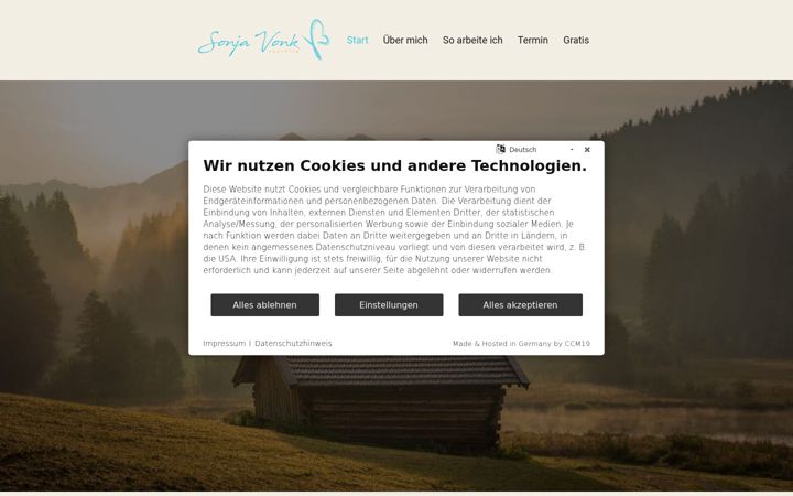 Screenshot of sonjavonk.de