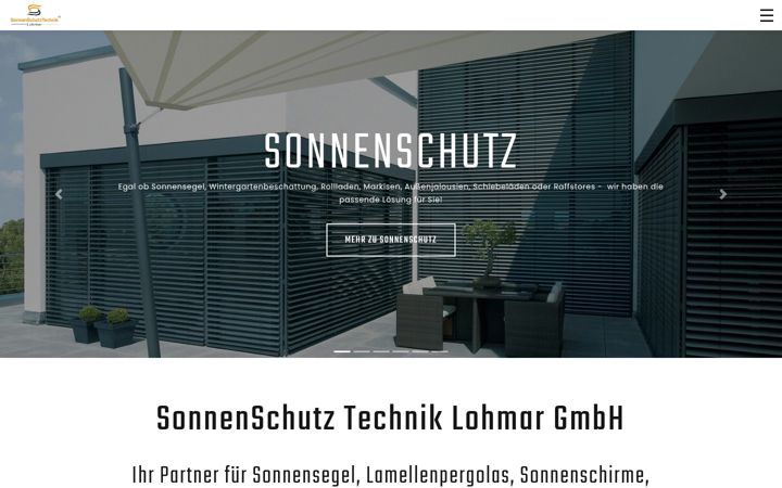 Ekrano kopija sonnenschutz-lohmar.de