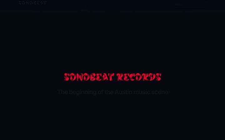 Screenshot ta' sonobeatrecords.com