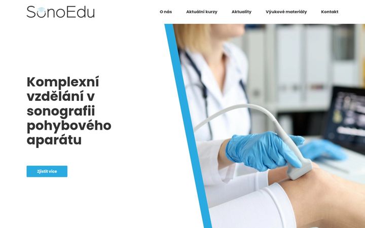 Captură de ecran a sonoedu.cz