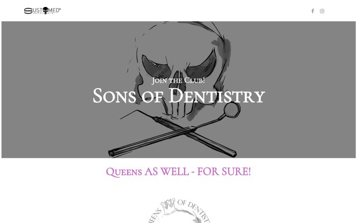 Skærmbillede af sons-of-dentistry.com