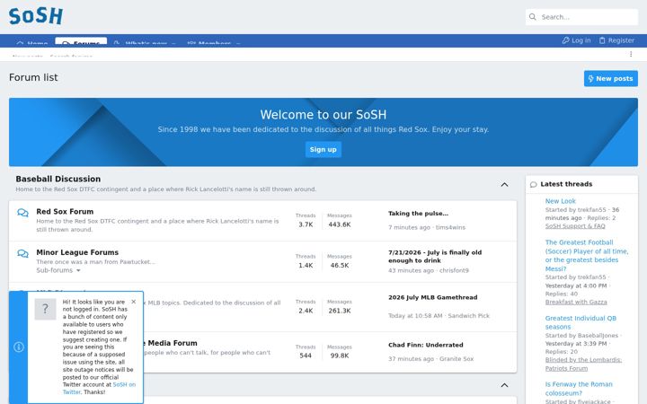 Screenshot of sonsofsamhorn.net