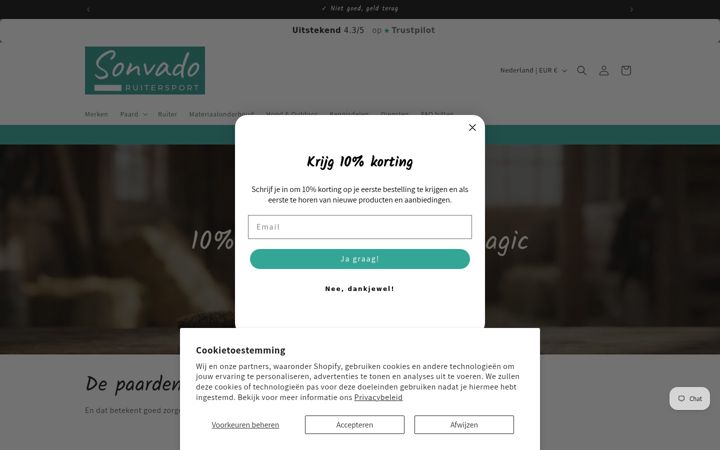Ekraanipilt saidist sonvado.nl