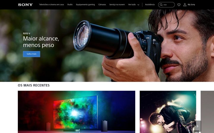 Screenshot of sony.pt