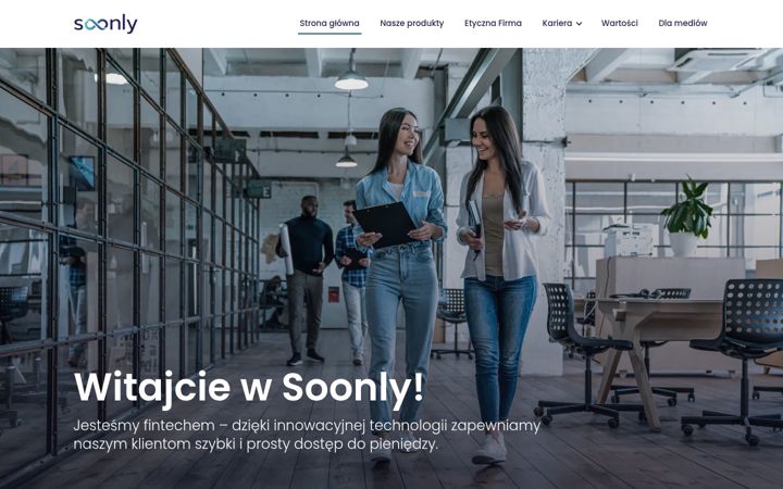 Screenshot of soonly.pl