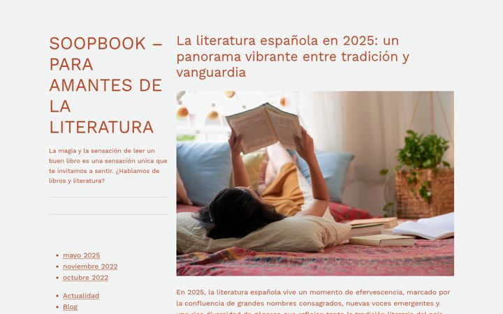 Screenshot of soopbook.es