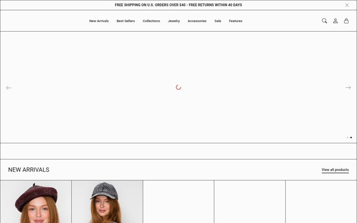 Screenshot of sophiacollection.com