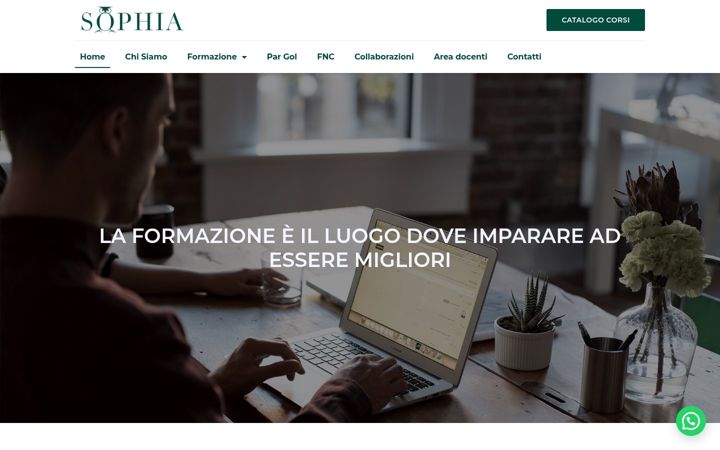 Screenshot of sophiasrl.eu