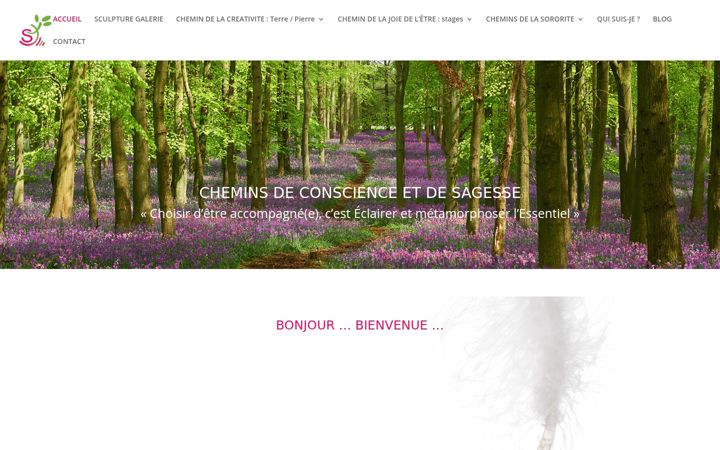 Skjermbilde av sophie-paternotte.com