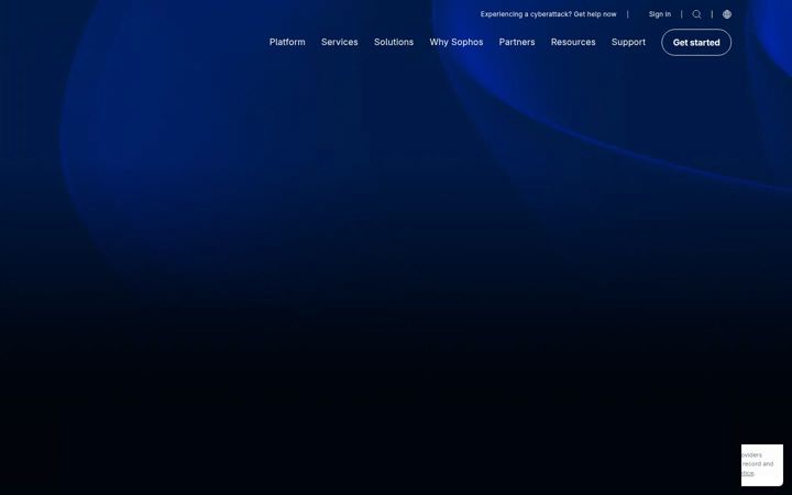 Screenshot von sophos.com